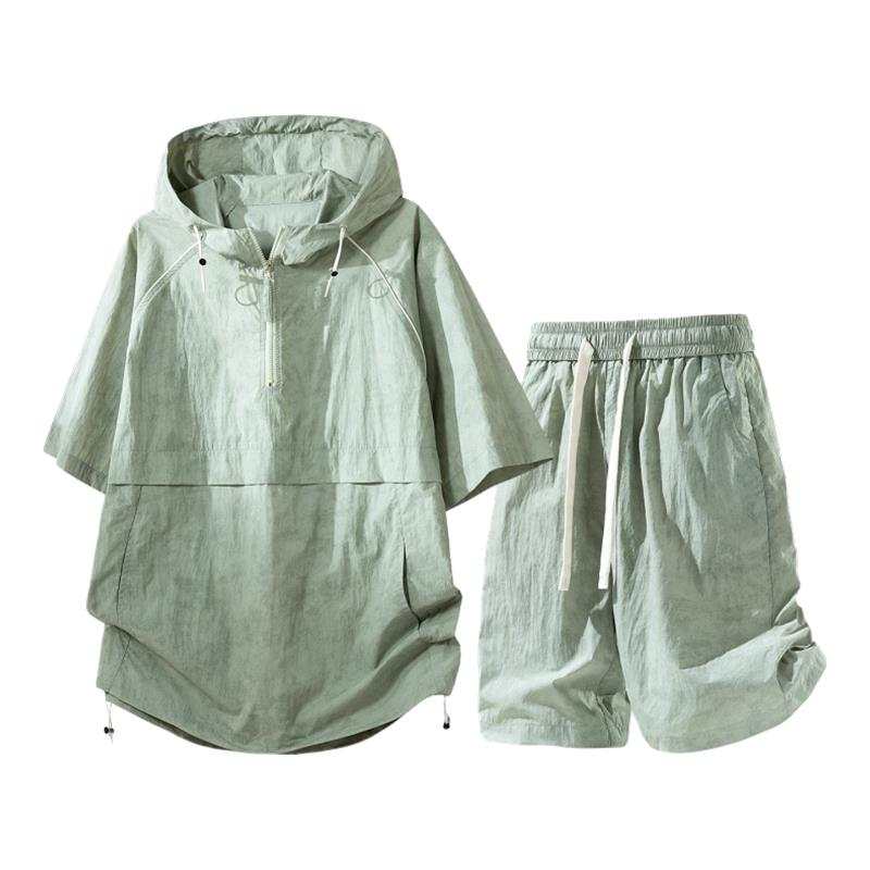 Sugarfunk Casual Sportswear Unisex Hooded Non Detachable Thin