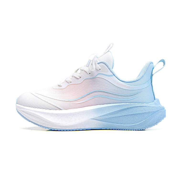 WARRIOR Running Shoes Women's Low Top White Blue Pink