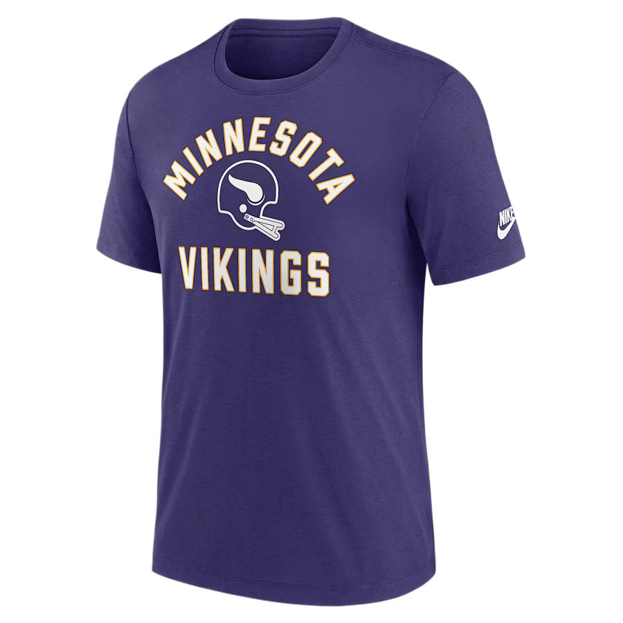 Nike Nike NFL T Shirts Men's Purple Crew Neck