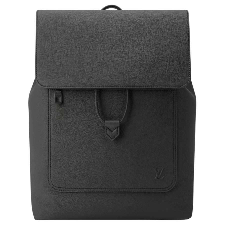 LOUIS VUITTON Fastline Calfskin Backpack Men's Black