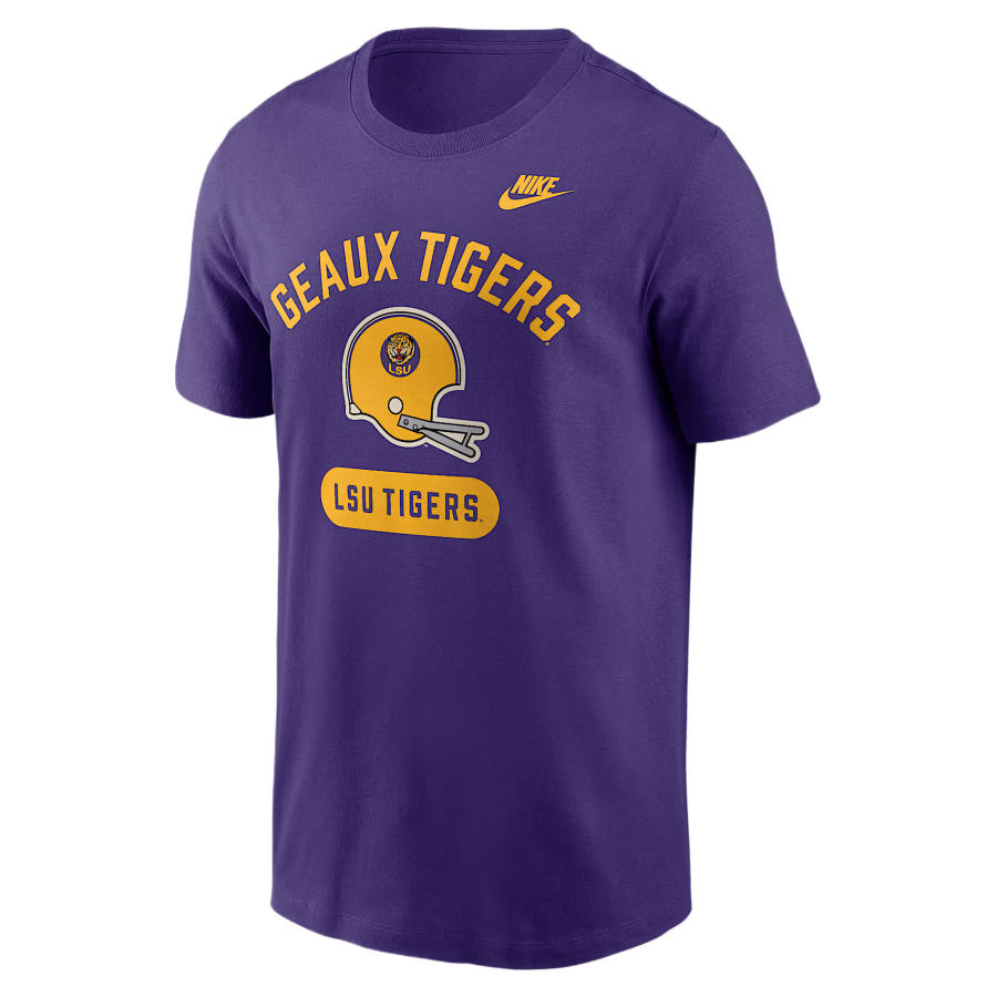 Nike Nike College T Shirts Men's Purple Crew Neck