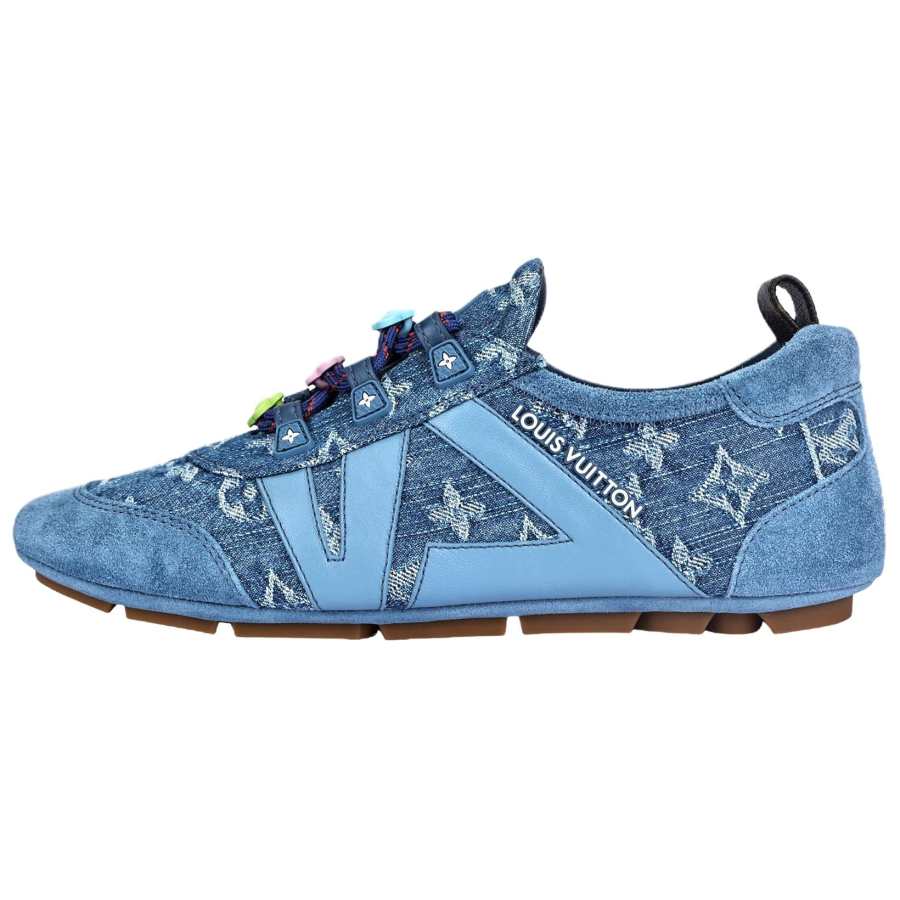 LOUIS VUITTON Sneakerina Low top Casual Shoes Women's Blue
