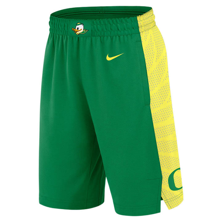 Nike Nike Basketball Shorts Men's Apple Green/Yellow Background Moderate