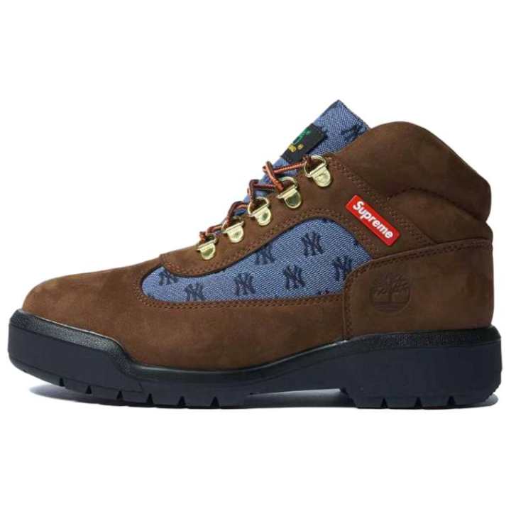 Supreme Timberland X Supreme Outdoor Boots Men's Blue Brown