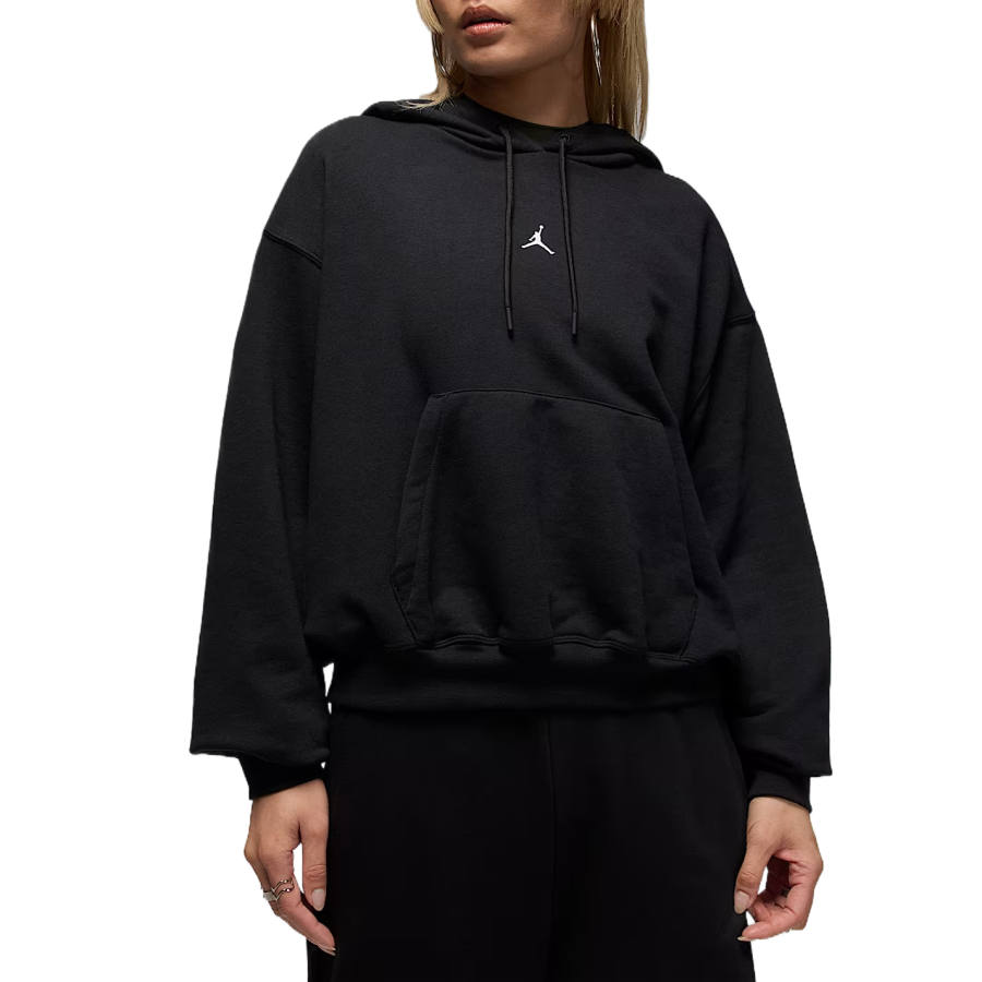 Jordan Jordan Sport Sweatshirts Women's Black/White Hooded Non Detachable Moderate