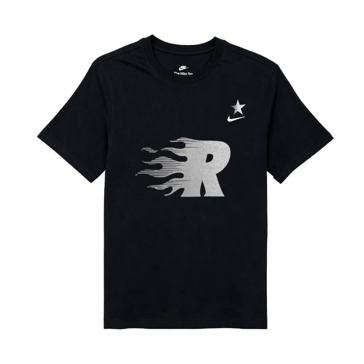 Nike Nike Sportswear T Shirts Unisex Black Crew Neck Moderate Straight Fit