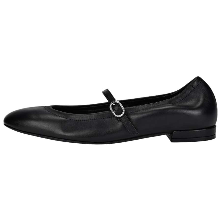 Stuart Weitzman Stuart Weitzman/SW Claris Flat Mary Jane Shoes Women's Black