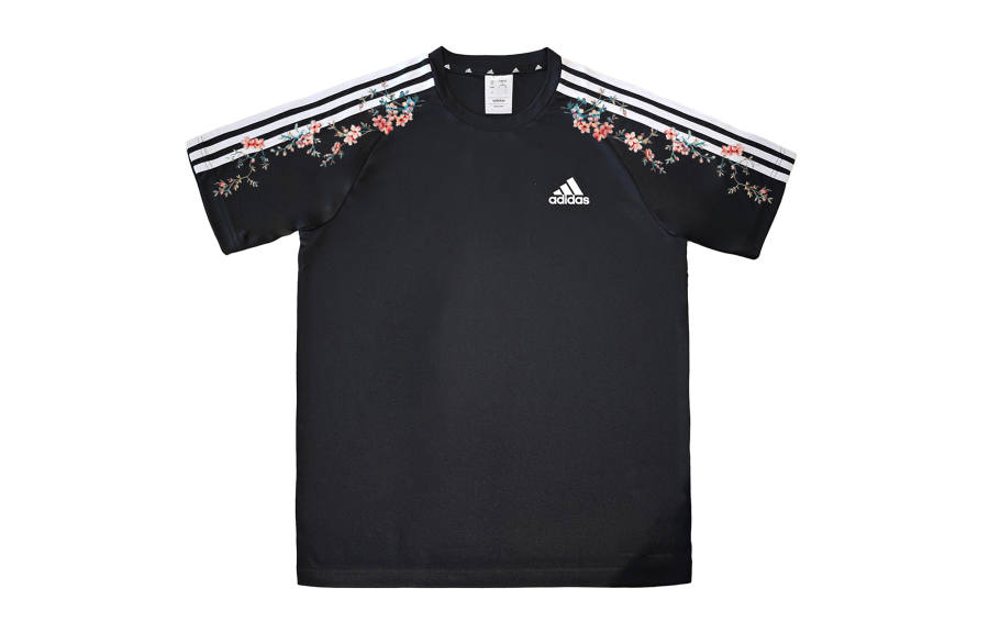 Adidas Adidas Football T Shirts Unisex Black Crew Neck Moderate