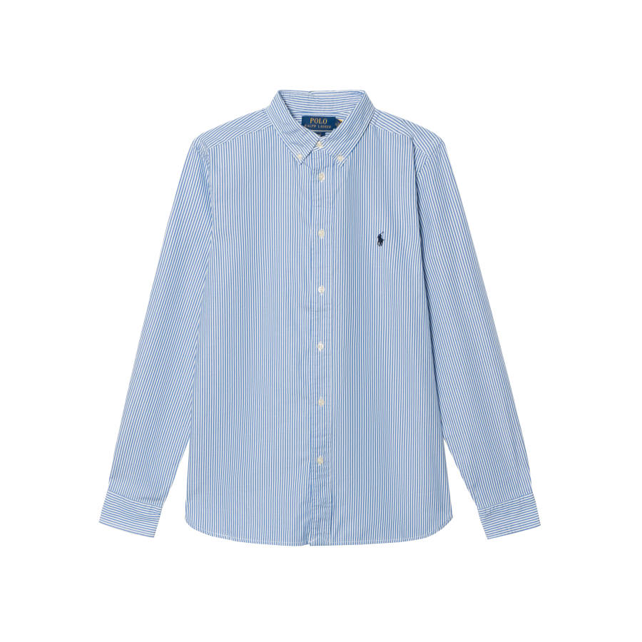 Polo Ralph Lauren Shirt SS22 Light Blue Kids'