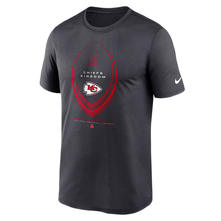 Nike Nike Dri Fit T Shirts Men's Anthracite Crew Neck Moderate