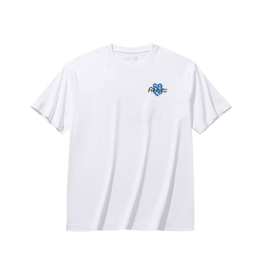 ANTA T Shirts Unisex Snowflake White 1 Crew Neck