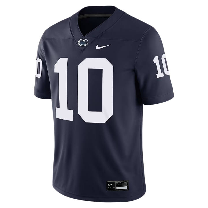 Nike Nike Rugby Jerseys Men's Marine Blue V Neck Moderate