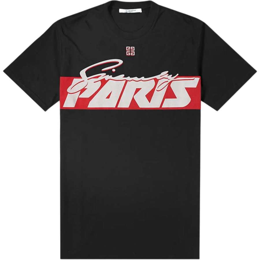 Givenchy Givenchy T Shirts Men's Black Crew Neck Moderate Straight Fit