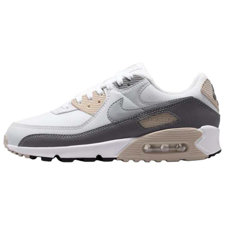 Nike Nike Air Max 90 Running Shoes Women's White Gray