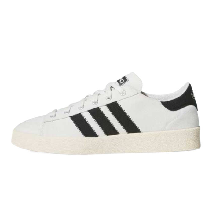 Adidas Adidas JUMP HOOK Skateboard Shoes Unisex Low Top Ecru/Core Black/Warm Vanilla