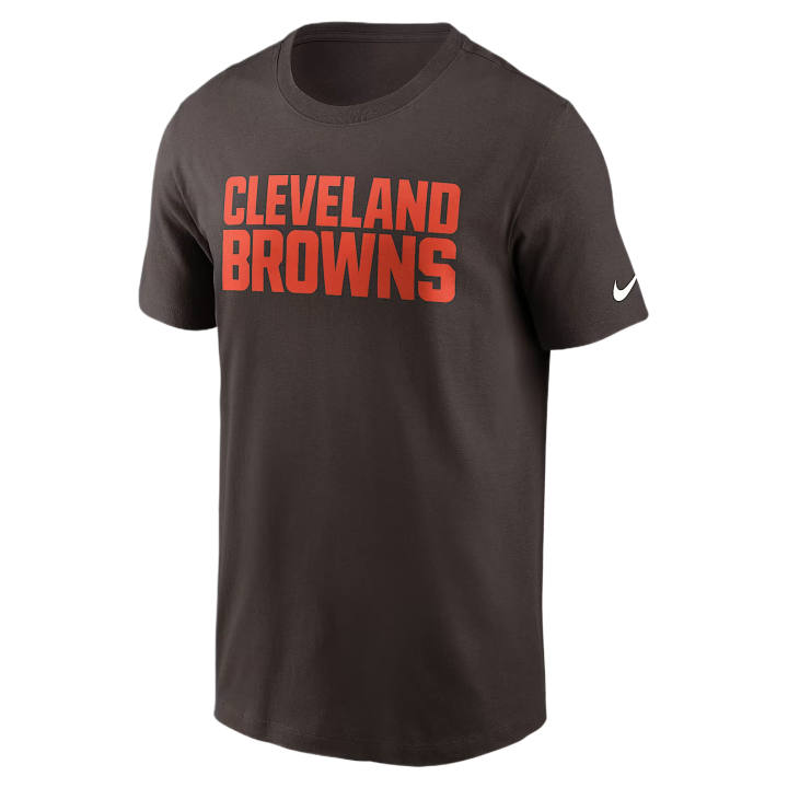 Nike Nike NFL T Shirts Men's Brown Crew Neck Moderate