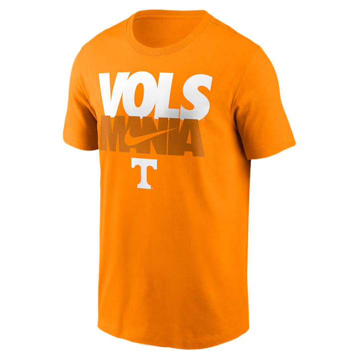 Nike Nike College T Shirts Men's Orange Crew Neck Moderate