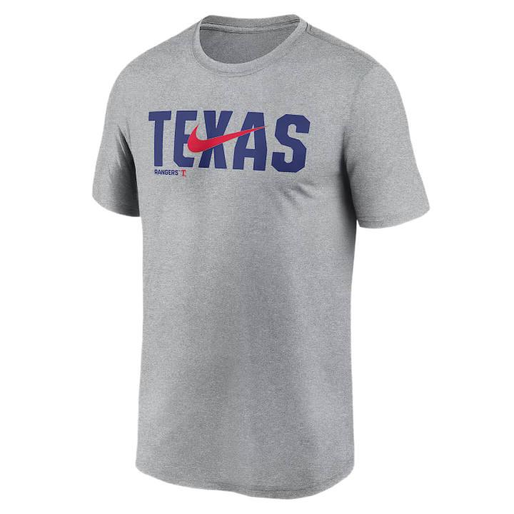 Nike Nike Dri Fit T Shirts Men's Gray Heather Crew Neck Moderate