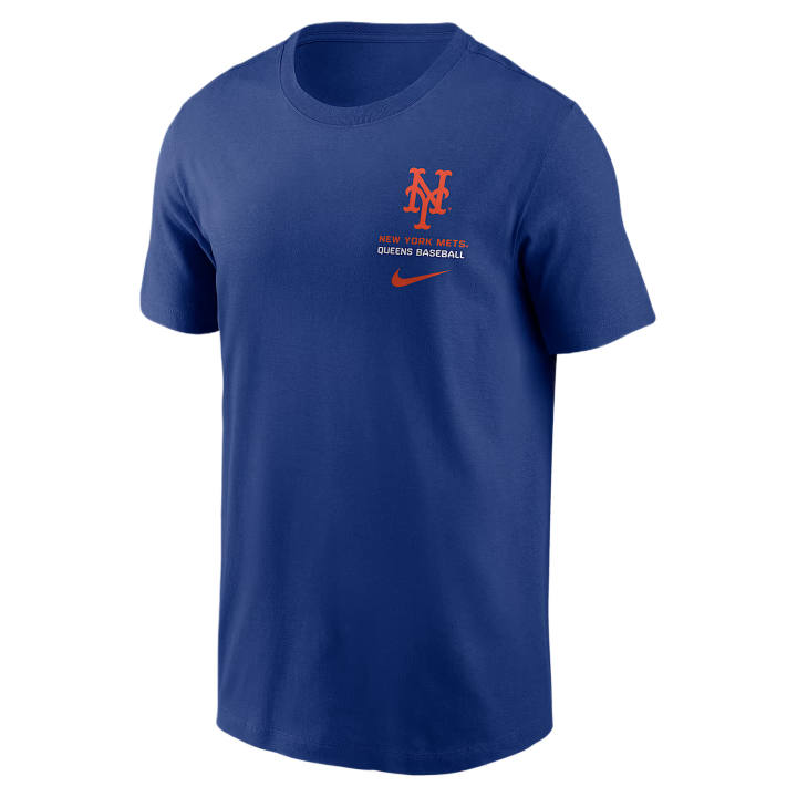 Nike Nike MLB New York Mets T Shirts Men's Royal Crew Neck