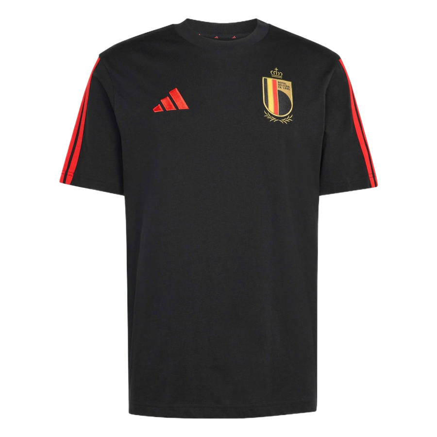 Adidas Adidas Belgium National Team Soccer Jerseys Men's Fan Gears Crew Neck Moderate