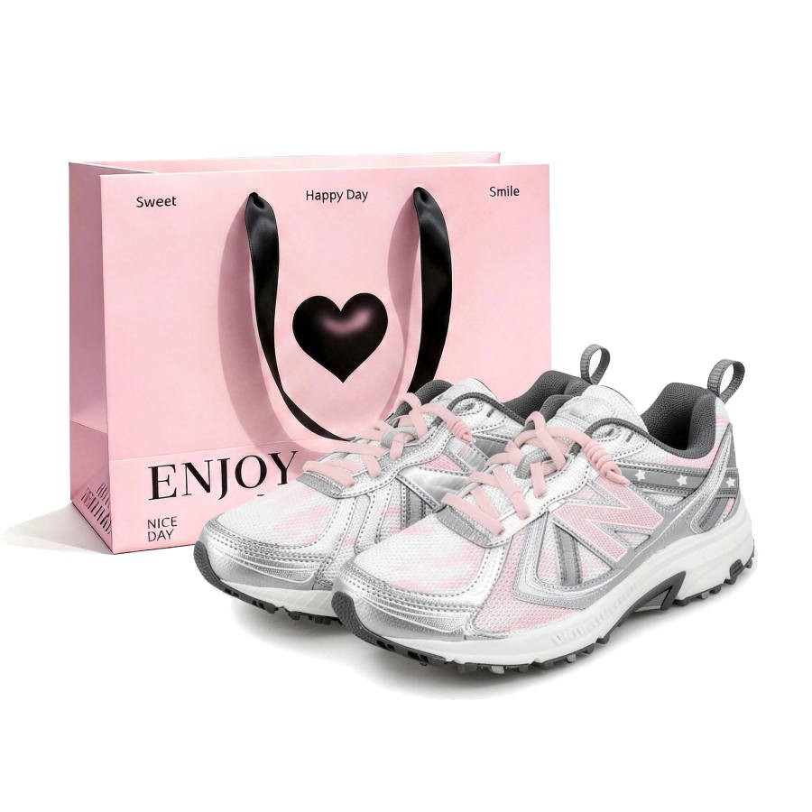 New Balance New Balance NB 410 V5 Running Shoes Women's Low Top Silver, Pink