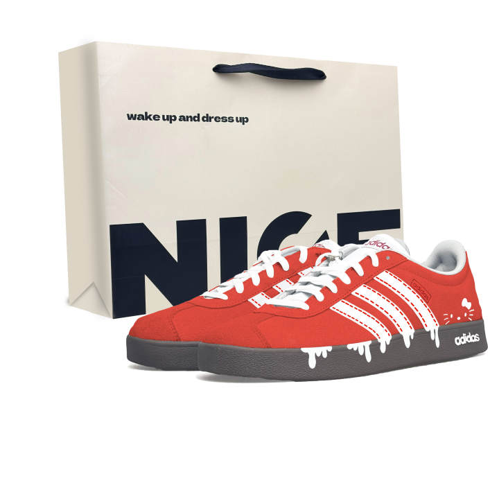 Adidas Adidas Vl Court Classic German Army Trainers Unisex Low Top White