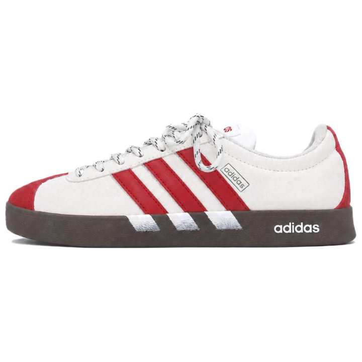Adidas Adidas VL COURT 2.0 Skateboard Shoes Unisex Low Top Red/White