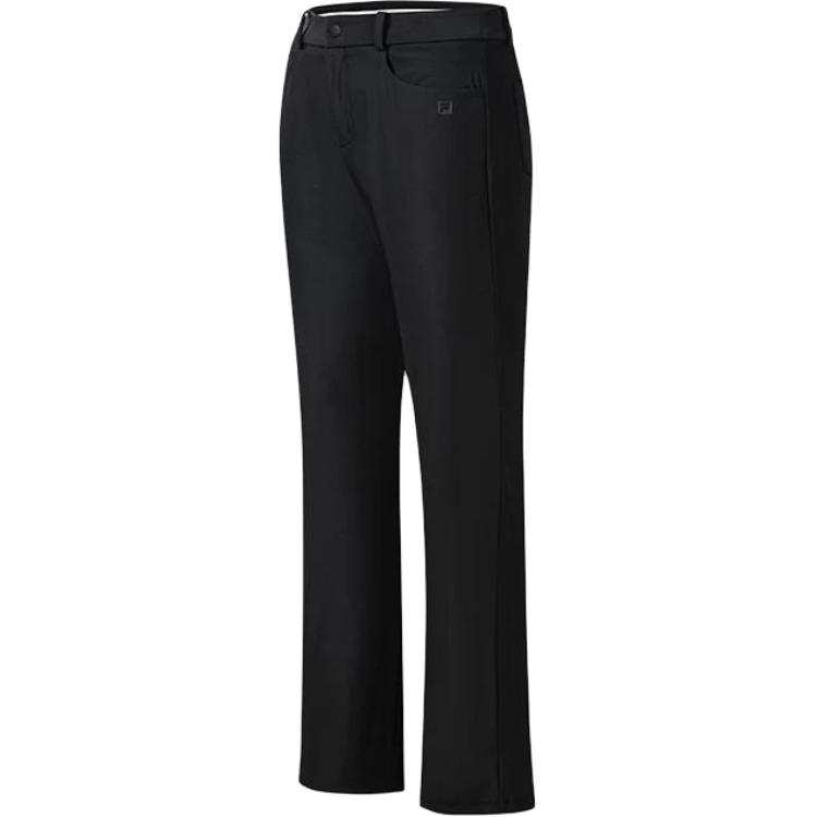 FILA Knitted Sweatpants Women's Pitch Black Moderate Flared Pants