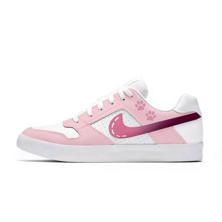 Nike Nike SB Delta Skateboard Shoes Unisex Low Top Pink/Red/White