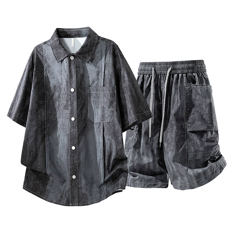 Sugarfunk Sugarfunk Shirt Matching Sets Unisex Lapel Moderate
