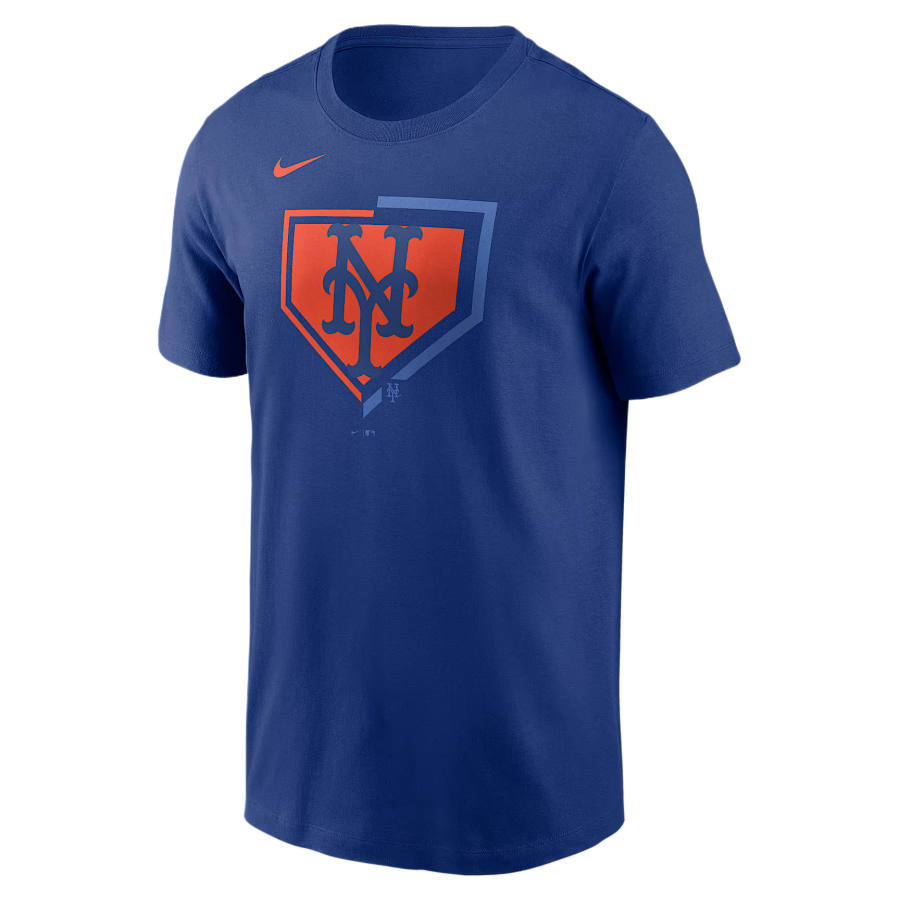 Nike Nike MLB New York Mets T Shirts Men's Cobalt Blue Crew Neck