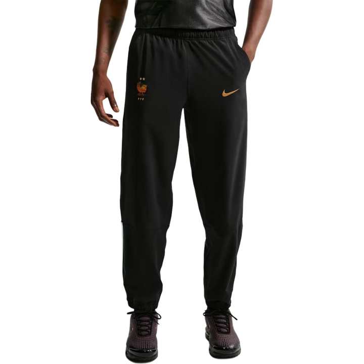 Nike Nike FFF Soccer Bottoms Men's Black/Ice House/Metal Copper Moderate Cuffed Pants