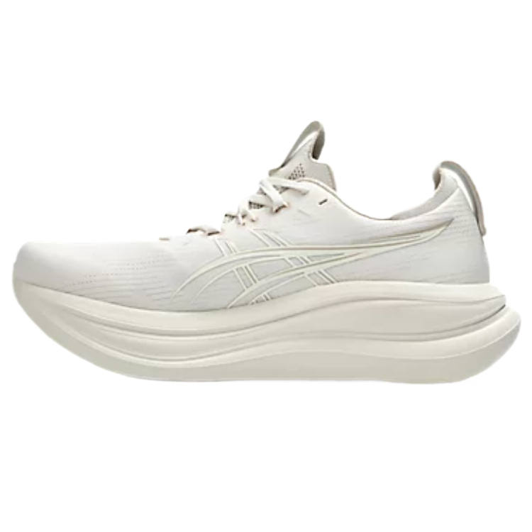 ASICS GEL NIMBUS 28 Running Shoes Men's Low Top Soft Oat/Butter