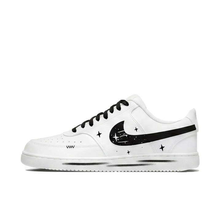 Nike Nike Court Vision 1 Skateboard Shoes Unisex Low Top Black