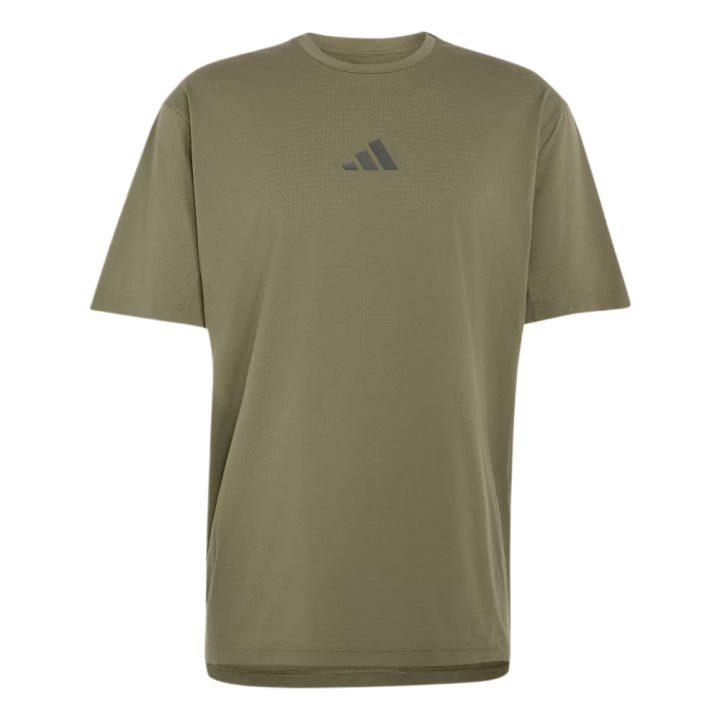 Adidas Adidas XPLORIC T Shirts Men's Olive Green Crew Neck Moderate