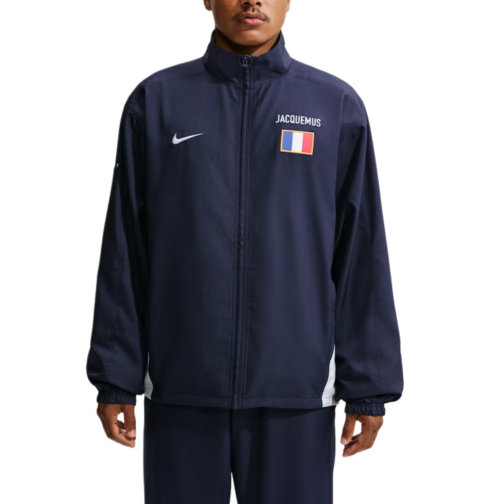 Nike Nike X Jacquemus Jackets Unisex Blue Stand Collar Moderate Other