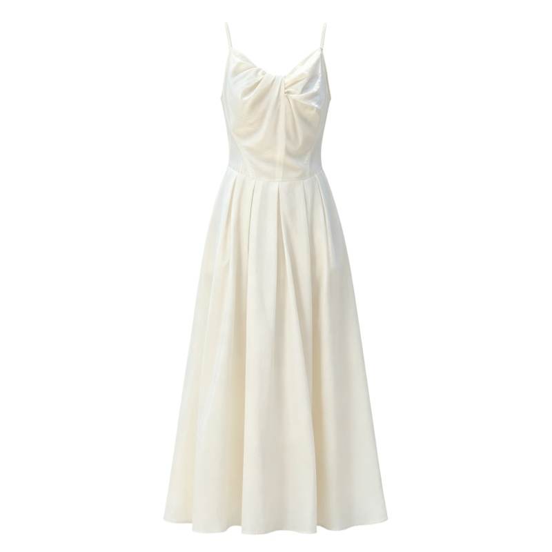 CPAURA Slip Dresses Women's Moderate Long Skirt A Line Skirt