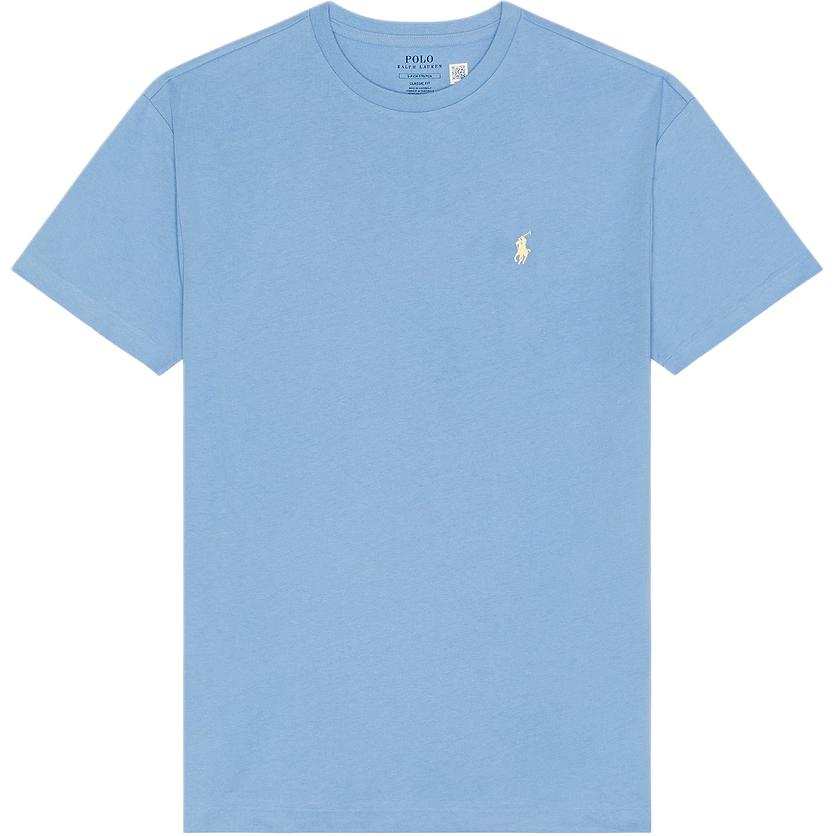 Polo Ralph Lauren T Shirts Men's Blue Crew Neck Moderate Straight Fit