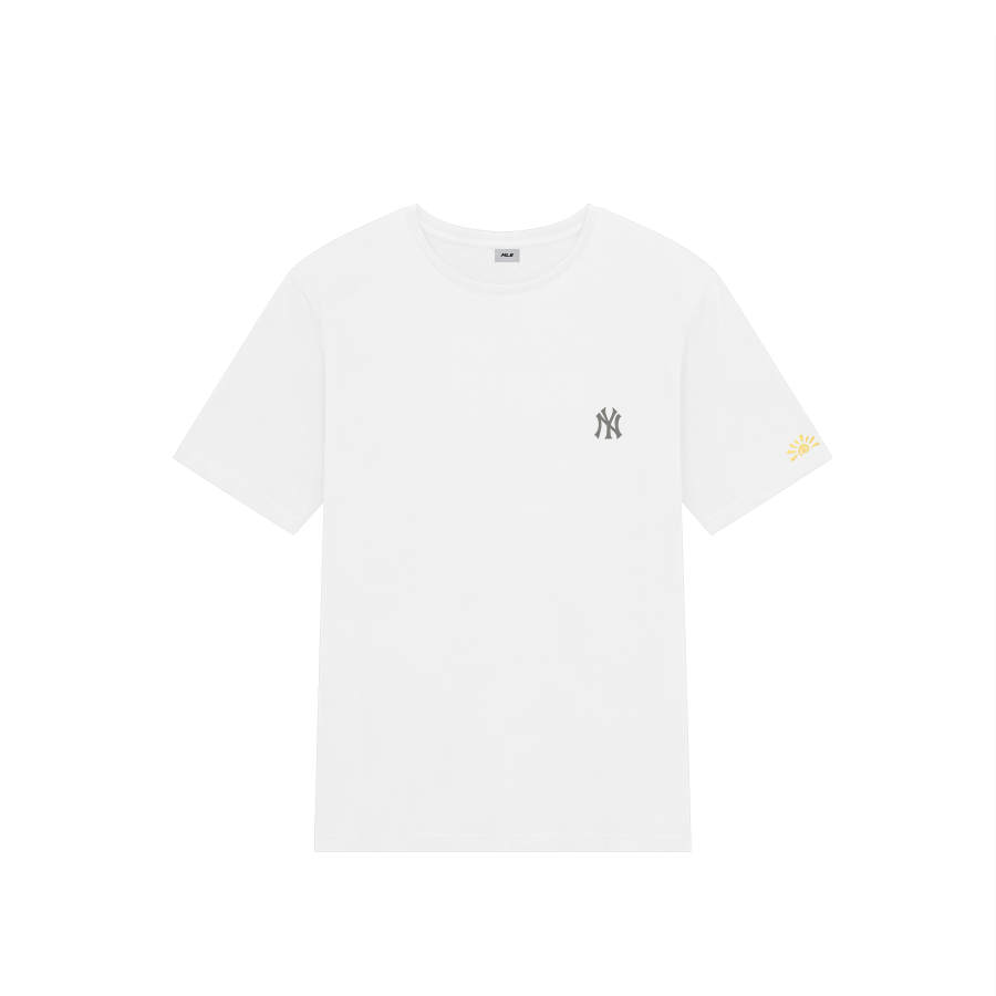 MLB MLB T Shirts Unisex White Crew Neck Thin Straight Fit