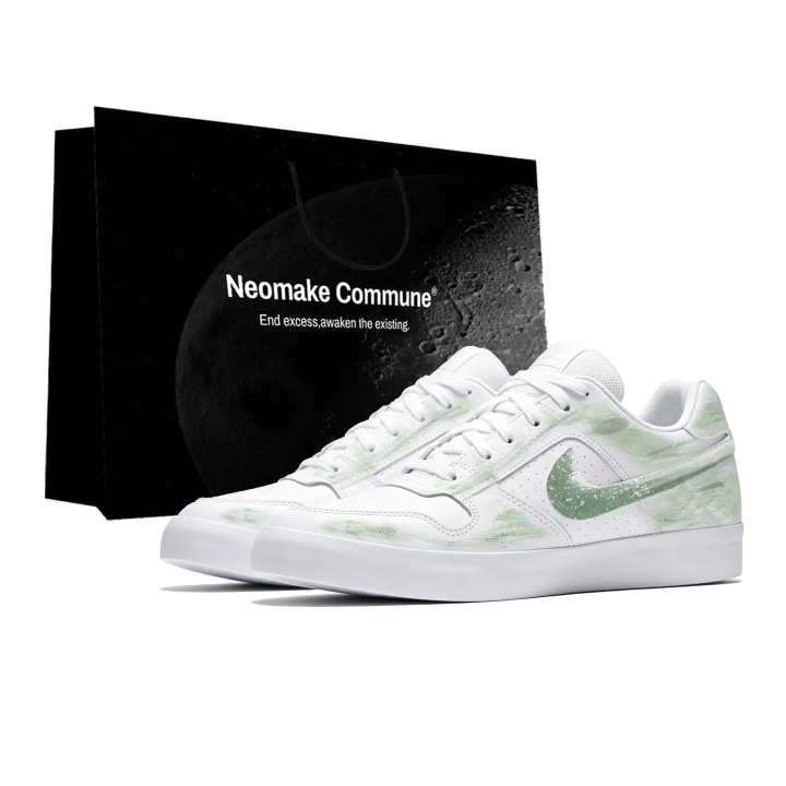 Nike Nike SB Delta Skateboard Shoes Unisex Low Top White Green