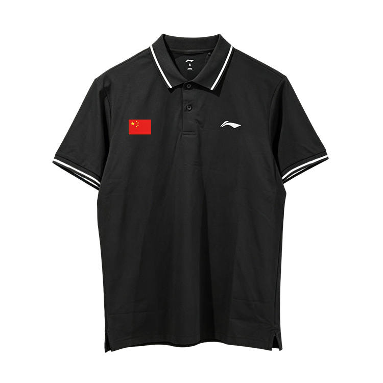 Li-Ning Li Ning Polo Shirts Unisex Polo Collar Moderate Straight Fit