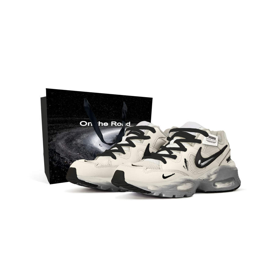 Nike Nike Air Max Fusion Running Shoes Unisex Low Top Gray, Black