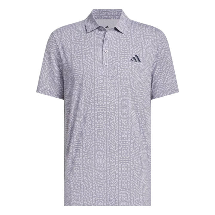 Adidas Adidas Ultimate365 Golf Clothing Men's Slate Gray/Glory Gray Polo Collar Moderate