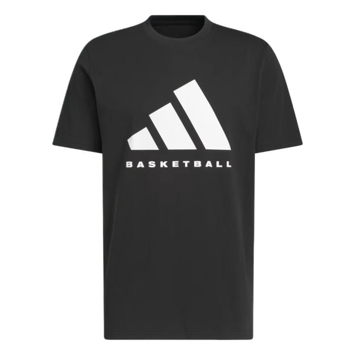 Adidas Adidas Basketball Jerseys Men's Black Crew Neck Moderate