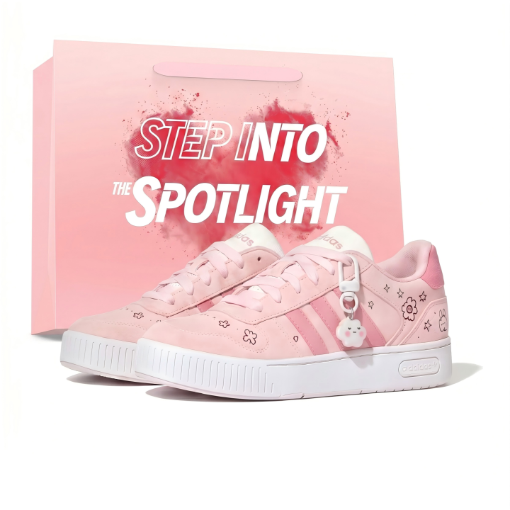 Adidas Adidas D PAD CLASSIC Skateboard Shoes Unisex Low Top Pink