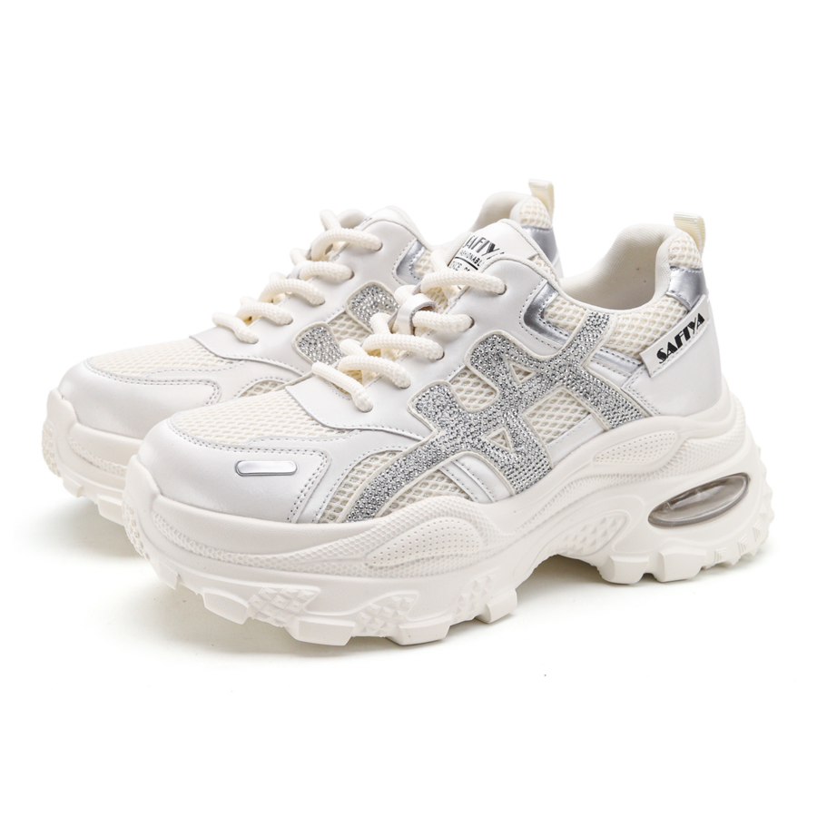 Safiya Fabric Low top Chunky Sneakers Women's