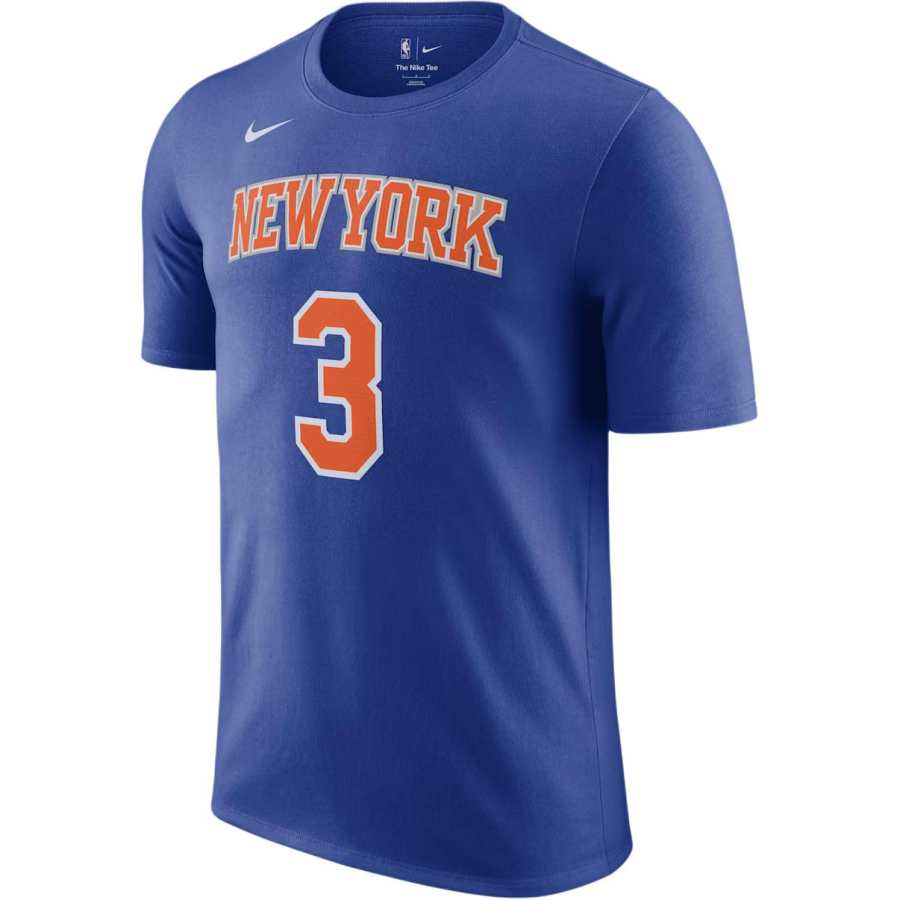 Nike Nike New York Knicks Basketball Jerseys Men's Blue Crew Neck Moderate