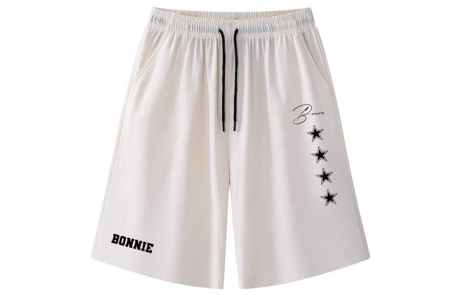 Disney Casual Shorts Unisex Thin Straight Fit Pants