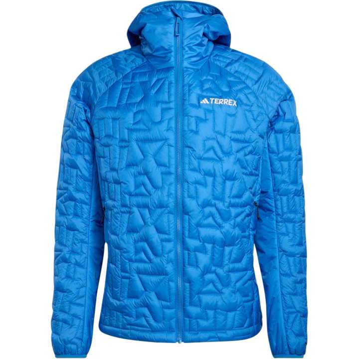 Adidas Adidas Terrex Jackets Men's Thunder Blue Hooded Non Detachable Moderate Other