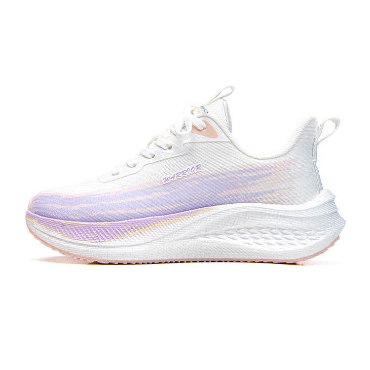 WARRIOR Running Shoes Women's Low Top White Purple Pink